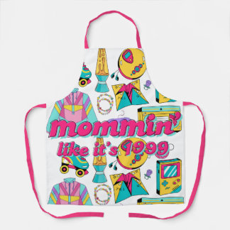 Tablier Mommin' Like It's 1999 - Drôle cadeau Y2K Mom