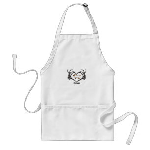 Tablier Mon Costume Boo Chihuahua Avec Mains Coeurs Squele