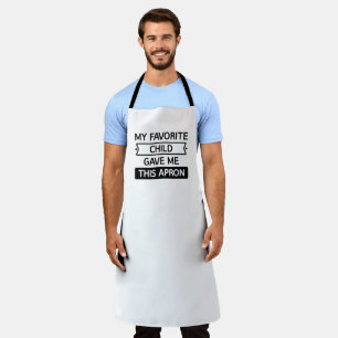 Tablier Mon Enfant Préféré M'A Donné Cet Apron