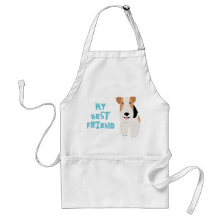 Tablier Mon Fox Terrier de fil de meilleur ami