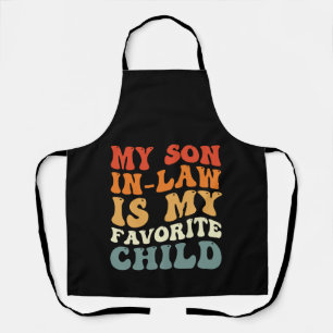 Tablier Mon gendre est mon enfant préféré, famille super