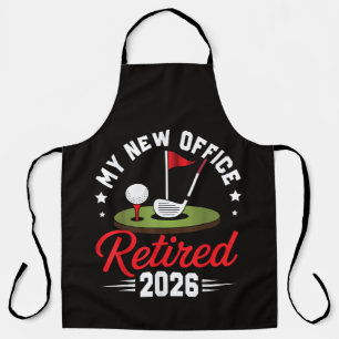 Tablier Mon Nouveau Bureau Retraité 2026 Golf Retraite