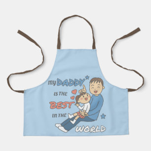 Tablier Mon Papa Est La Meilleure Fête des pères Mignonne