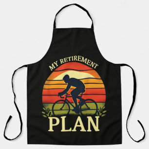 Tablier Mon Plan De Retraite Passionné De Cyclisme