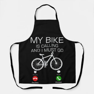 Tablier Mon Vélo Appelle Et Je Dois Aller À Vélo Pour Le V