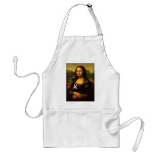 Tablier Mona Lisa Au Ruban Rose