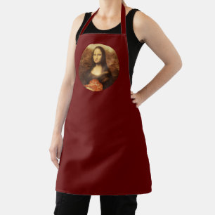 Tablier Mona Lisa Cœur Baiser de la Saint-Valentin