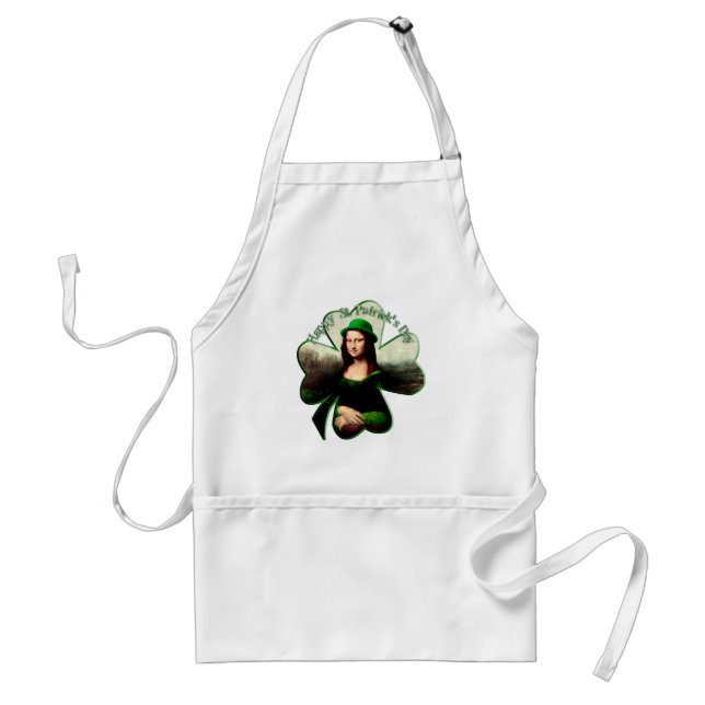 Tablier Mona Lisa Saint-Patrick Clover (Devant)