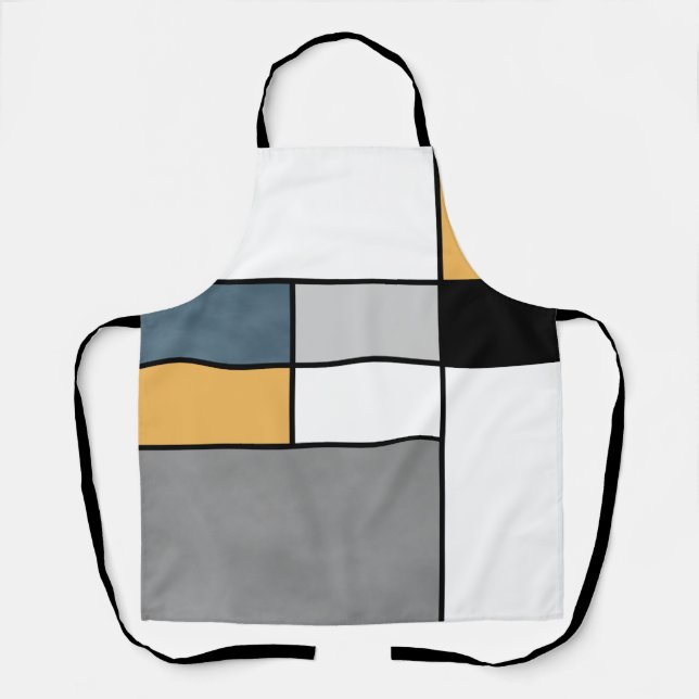 Tablier Mondrian inspiré (Recto)