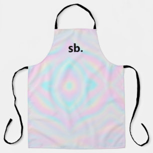 Tablier Monogram Rainbow Pastel Hologram Tie Dye