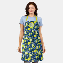 Monogramme Chic Nom Rustique Citron Citrons Feuill