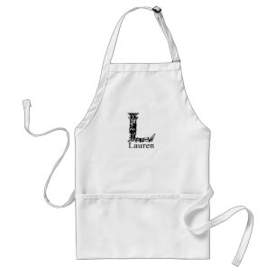 Tablier Monogramme de fantaisie : Lauren