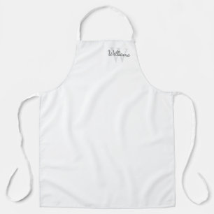 Tablier Monogramme et nom personnalisés