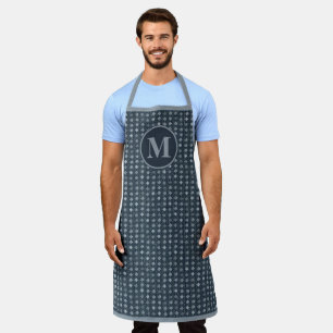 Tablier Monogramme Faux Denim Diamond Motif