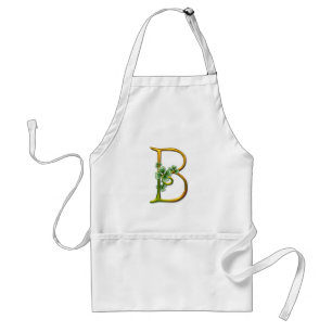 Tablier Monogramme or irlandais B