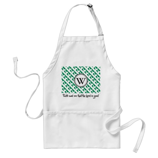 Tablier Monogramme personnalisé NIGERIA (Devant)