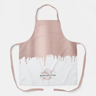 Tablier Monogramme Rose tendance Pink Gold