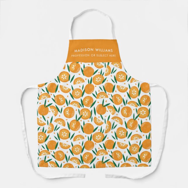 Tablier monogrammed, nom, (Recto)