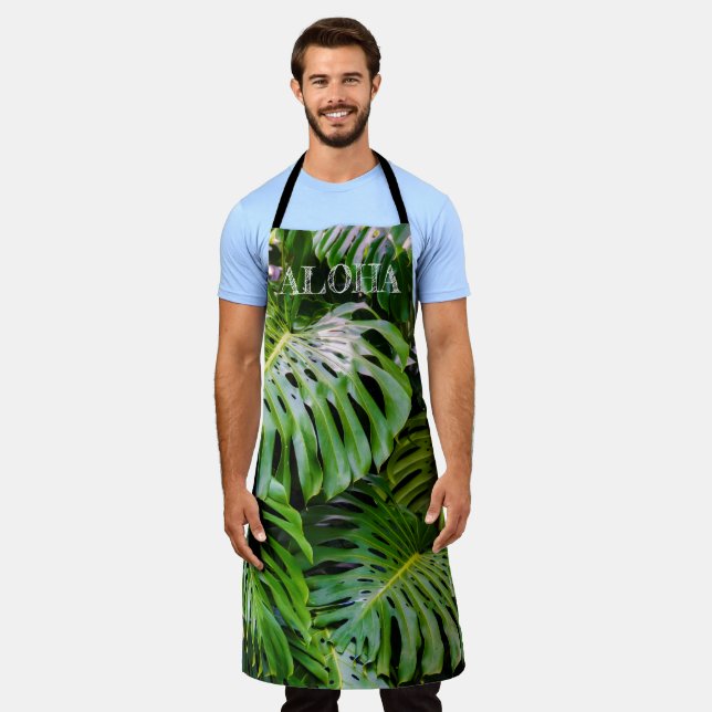 Tablier Monstera Feuilles, Limahuli Gardens, Kauai, Hawaii (Porté)