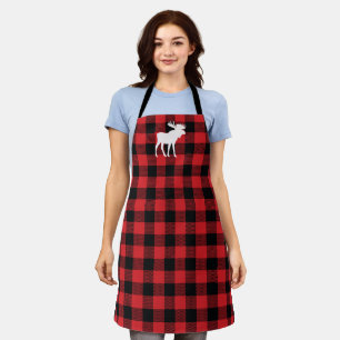 Tablier Montagne Moose Plaid Check