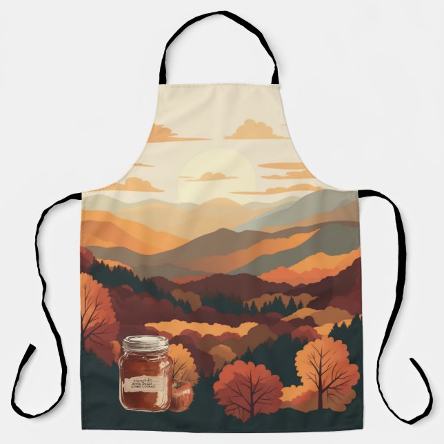 Tablier Montebello, Virginia Apple Butter personnalisable (Recto)