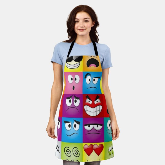 Tablier Moods and Emoticons (Porté)