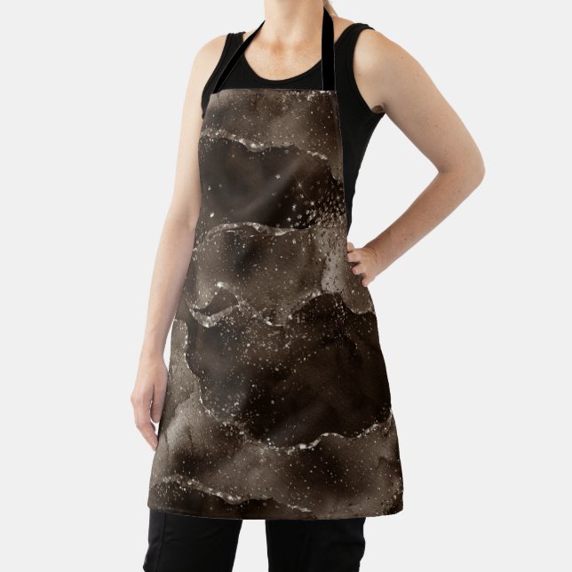Tablier Moody Agate | Café Brown bronze doré Taupe (Insitu)