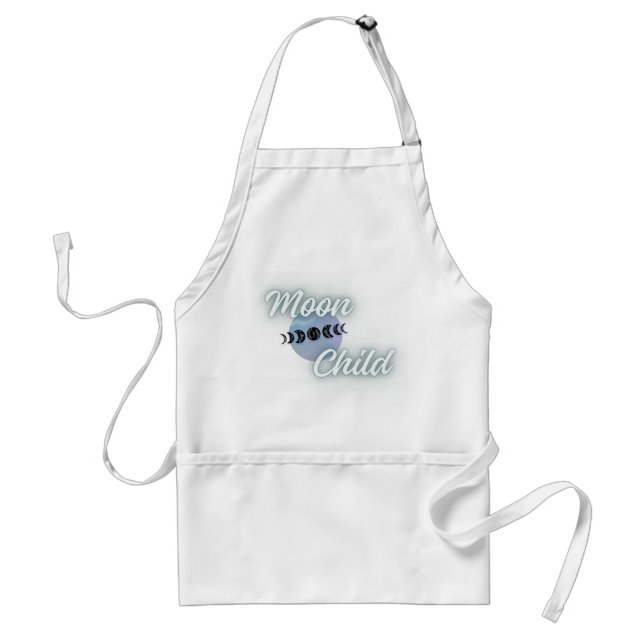 Tablier Moon Enfant Boho Moon Phases Apron (Devant)