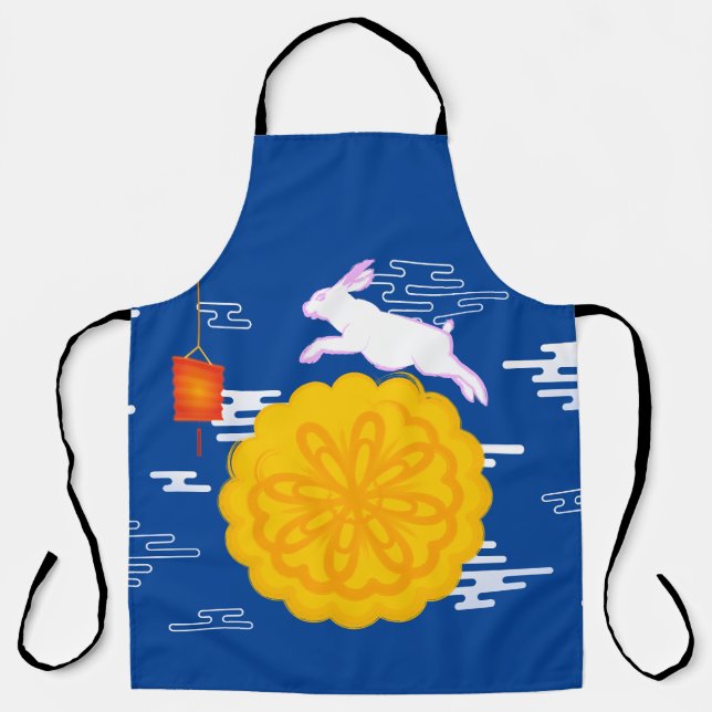 Tablier Mooncake Jumping Moon Moon Moon Rabbit (Recto)