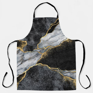 Tablier mosaïque abstraite arrière - plan, marbre noir et 
