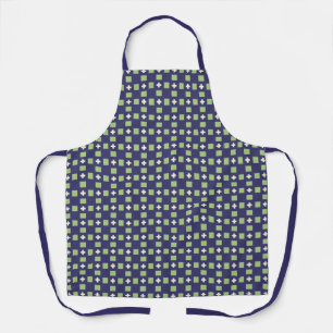 Tablier Mosaïque bleue et verte marine
