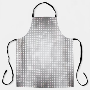 Tablier Mosaïque brillante : Abstraite gris brillant.