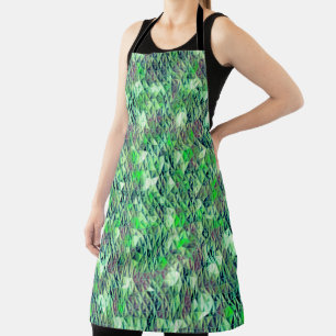 Tablier Mosaïque en triangles verdâtres avec dégradé