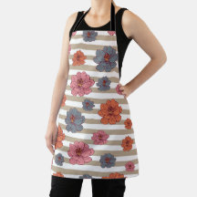 Motif à fleurs de couleur rétro