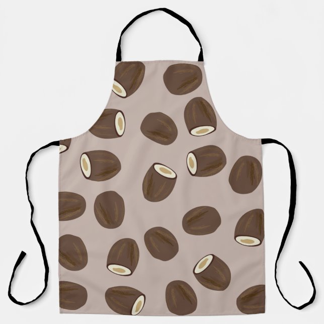 Tablier Motif à la noix de coco (Recto)