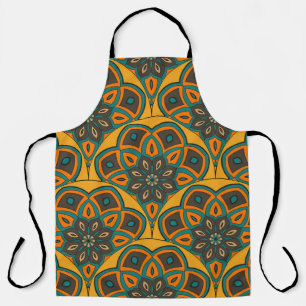 Tablier motif Abstrait à l'échelle de mandala sans soudure
