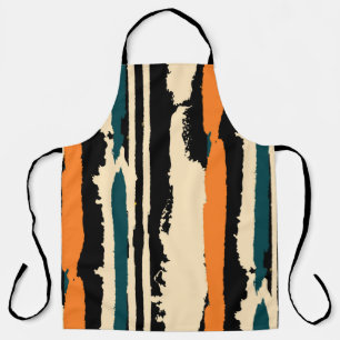Tablier Motif Abstrait aquarelle transparente avec grunge