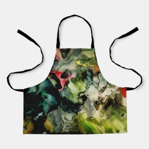 Tablier Motif Abstrait Cool de la palette Messy