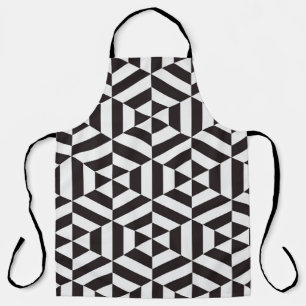 Tablier motif Abstrait de pat transparent hexagone géométr