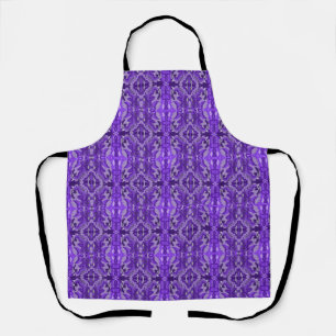 Tablier Motif Abstrait Diamond-y violet