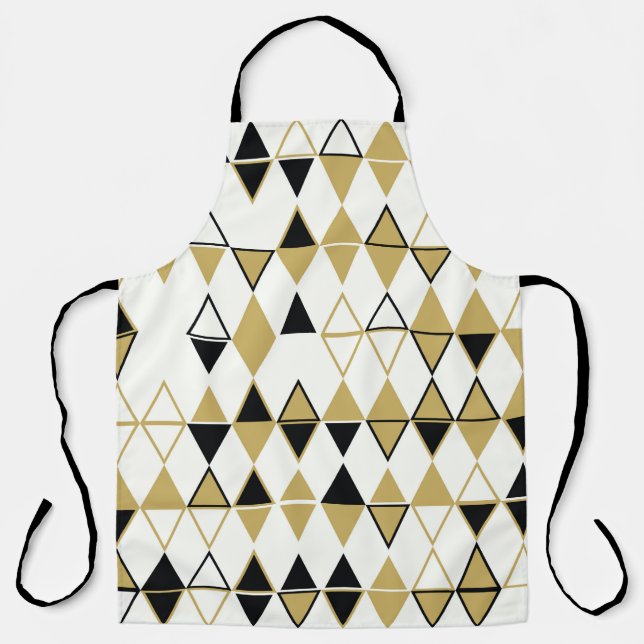 Tablier Motif abstrait géométrique sans soudure de sha col (Recto)