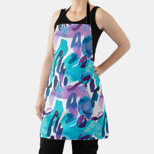 Tablier Motif Abstrait peint moderne