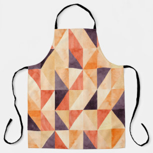 Tablier Motif Abstrait sans soudure avec mosaïque triangul