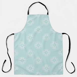 Tablier motif Abstrait sans soudure de poudre bleu couleur
