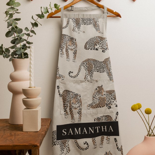 Tablier Motif animal sauvage de la Jungle Leopard (Créateur téléchargé)