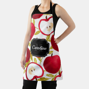Tablier Motif Apple aquarelle