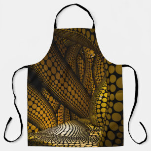 Tablier Motif arrière et jaune