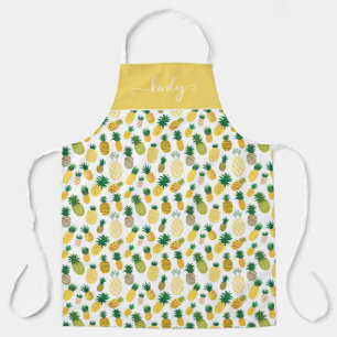 Tablier Motif branché d'ananas