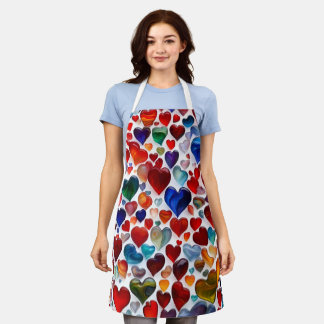 Tablier Motif cardiaque - Accessoire de cuisine