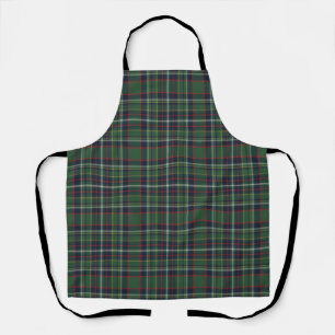 Tablier Motif carreaux tartan vert et rouge classique
